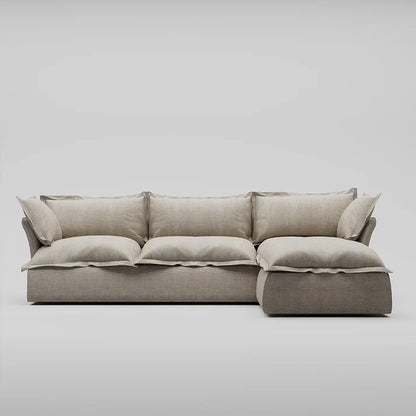 Plush Modern Corner Cozy L Sofa