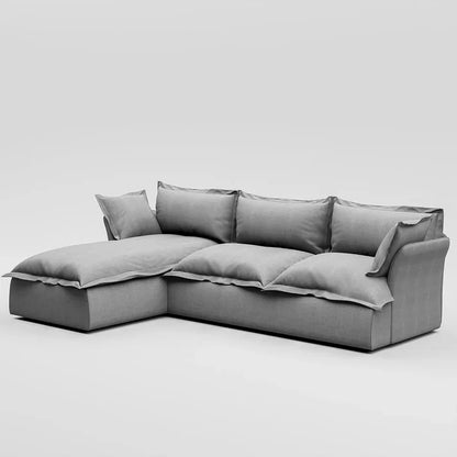 Haven Deja Plush L-Shaped Sofa