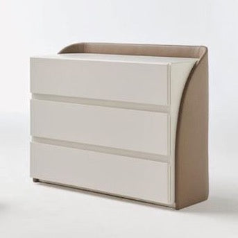 Lobos Arched White Wood 3 Drawer