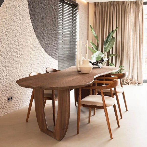 Silent Wind Walnut Dining Table