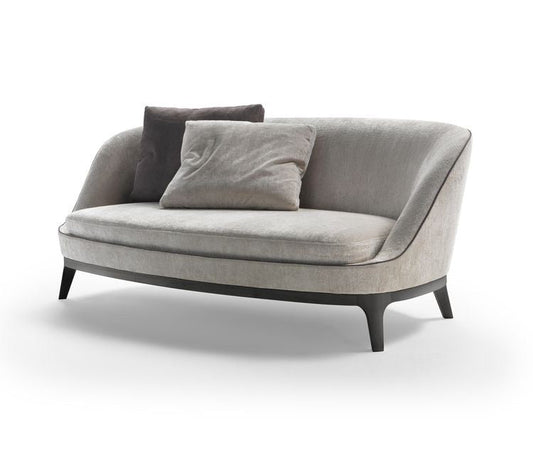 Japandi Neutral Abstract 2 Seater Sofa