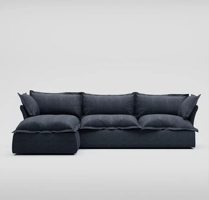 Haven Deja Plush L-Shaped Sofa