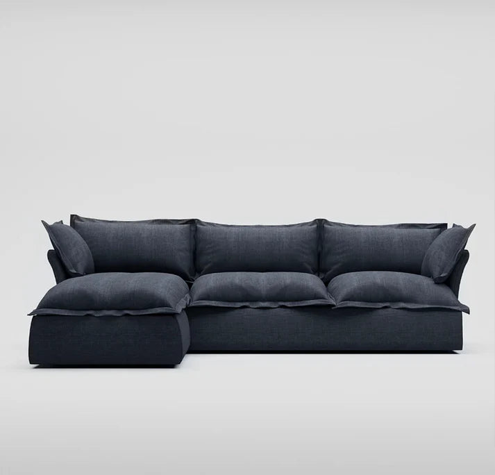 Plush Modern Corner Cozy L Sofa