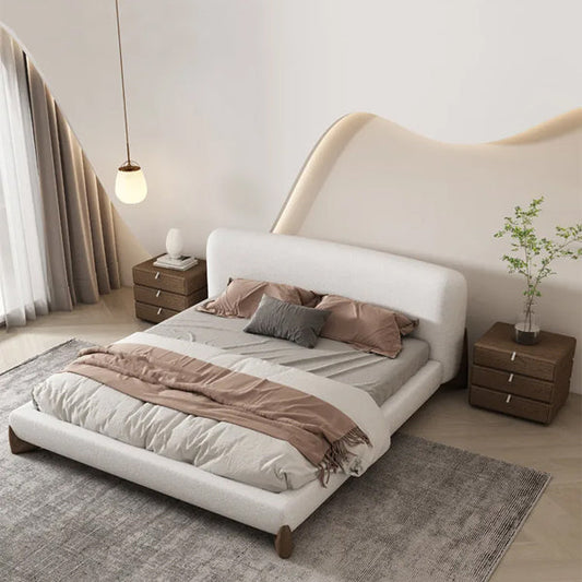 Luxury Modern Italian Lamb Low Bed