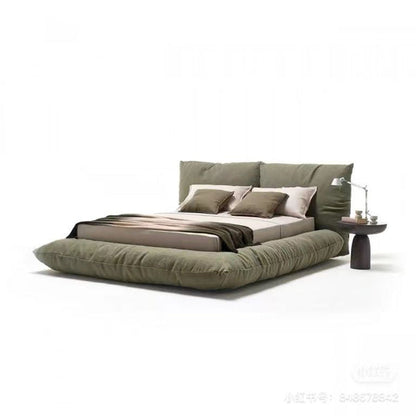 The Alba Fluff - Upholstered Platform Bed