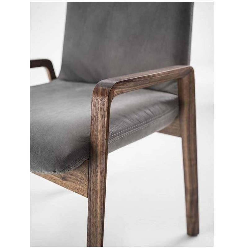 Noblè Cappelletti Smooth Fabric Arm Chair