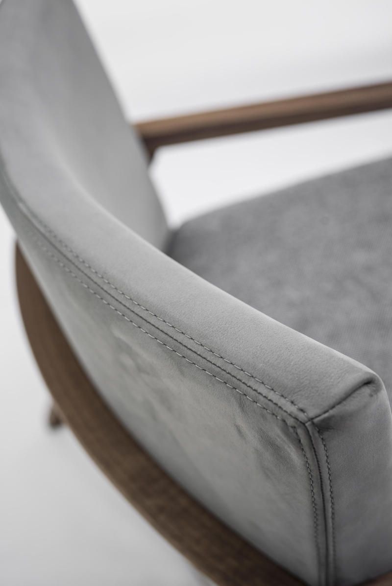 Noblè Cappelletti Smooth Fabric Arm Chair