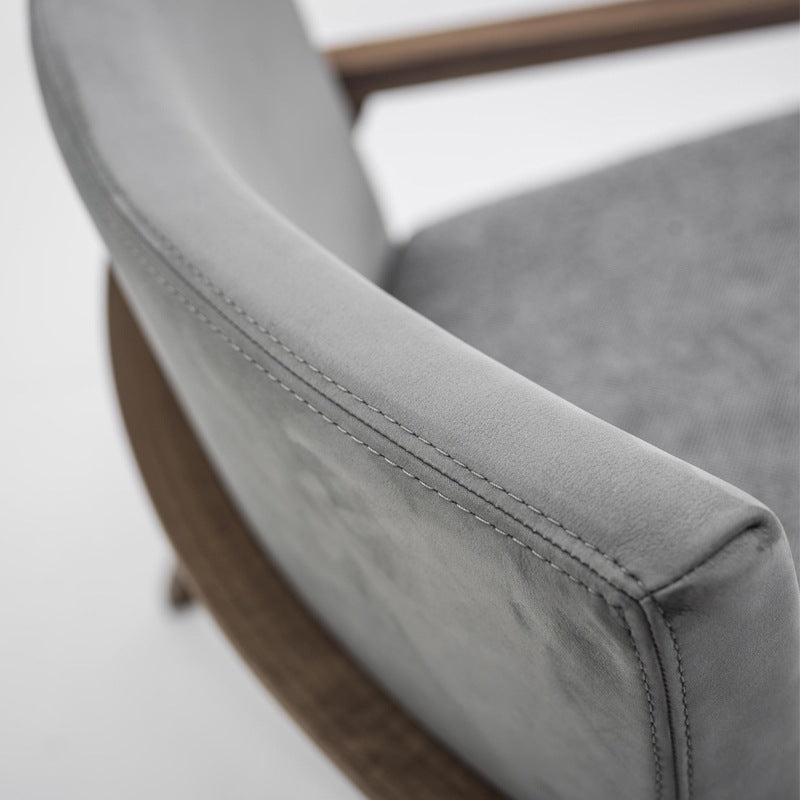 Noblè Cappelletti Smooth Fabric Arm Chair