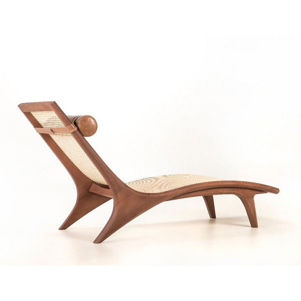 Oak Chaise Rattan Swimming Pool Relaxing Chair