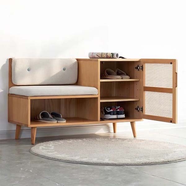 Villey Upholstered Shoe Storage Cabinet