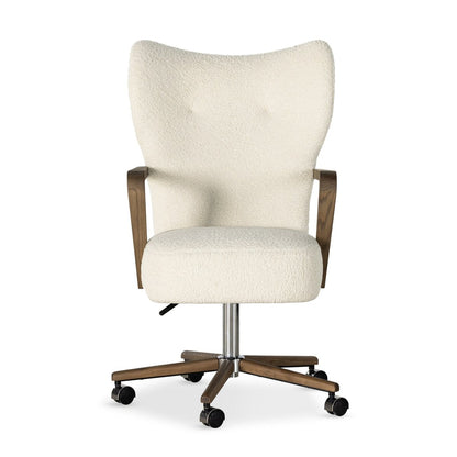 Madrid Light Gray Fabric Adjustable Height Swivel Chair