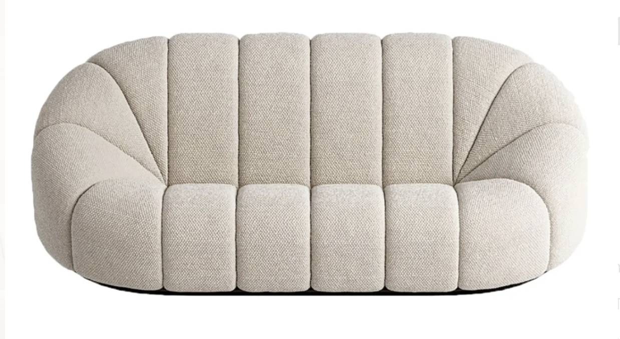 Aspen Henrik Pumpkin Wool Sofa