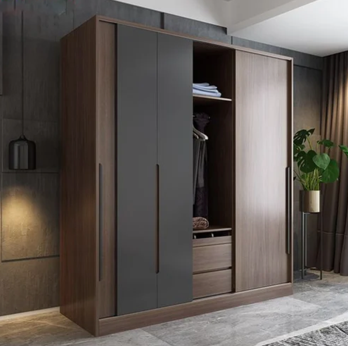 Modular Sleek Italian Style Wardrobe