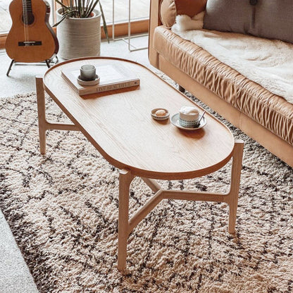 Holton Oval Solid Wood Coffee Table