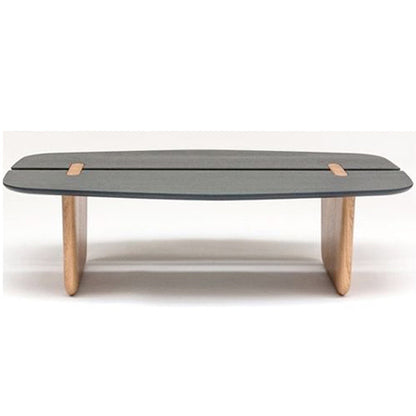 Surf Shaped Foldable Wooden Coffee Table