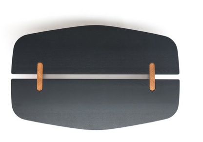 Surf Shaped Foldable Wooden Coffee Table